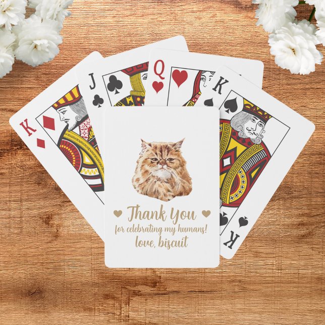 Cartes de jeu pour mariage de chat (Créateur téléchargé)