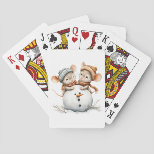 Cartes de jeu pour souris d'hiver