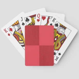 Cartes de jeu rouge tomate - Personnaliser