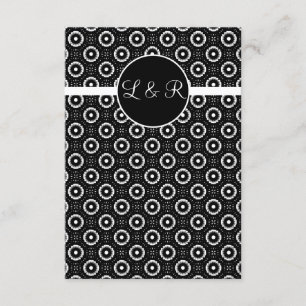 cartes de jeu, rsvp de monogramme de vegas