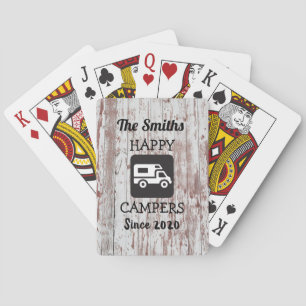 Cartes de jeu Russe RV avec Camper