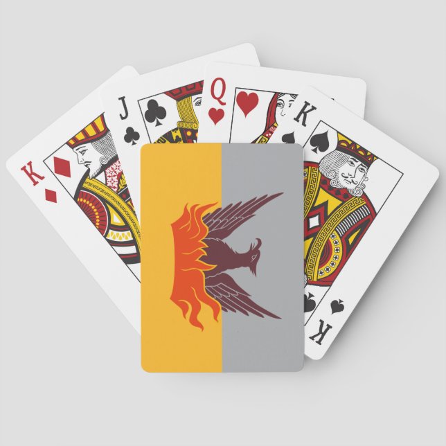 Cartes de jeu - San Francisco Fog & Gold Flag (dos)