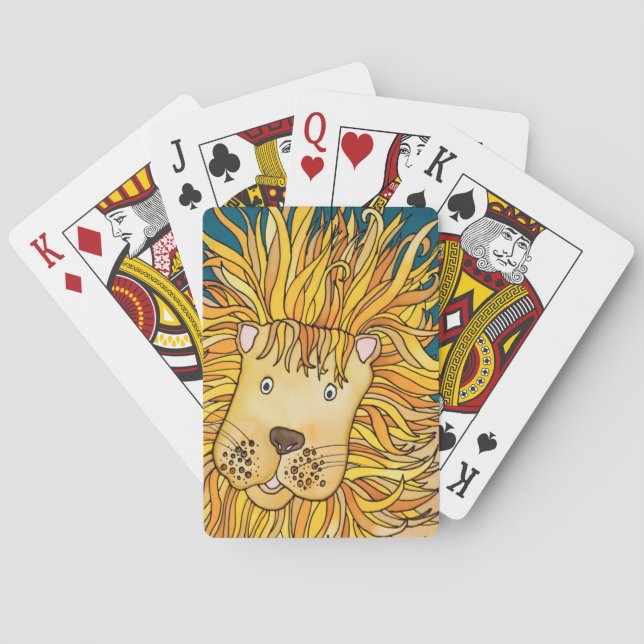 Cartes de jeu : Série de lion (dos)