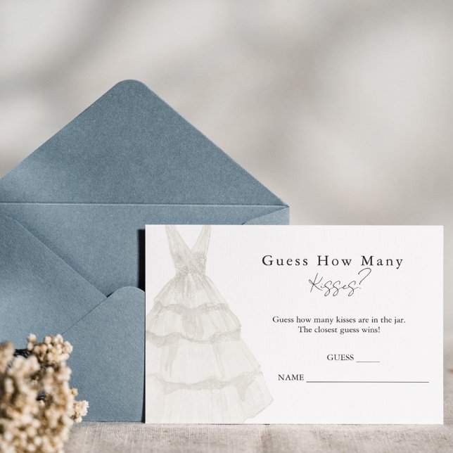 Cartes de jeu Simple Blanc Devinez Combien de Biso (Créateur téléchargé)