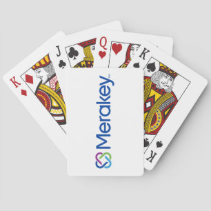 Cartes de jeu standard de logo de Merakey
