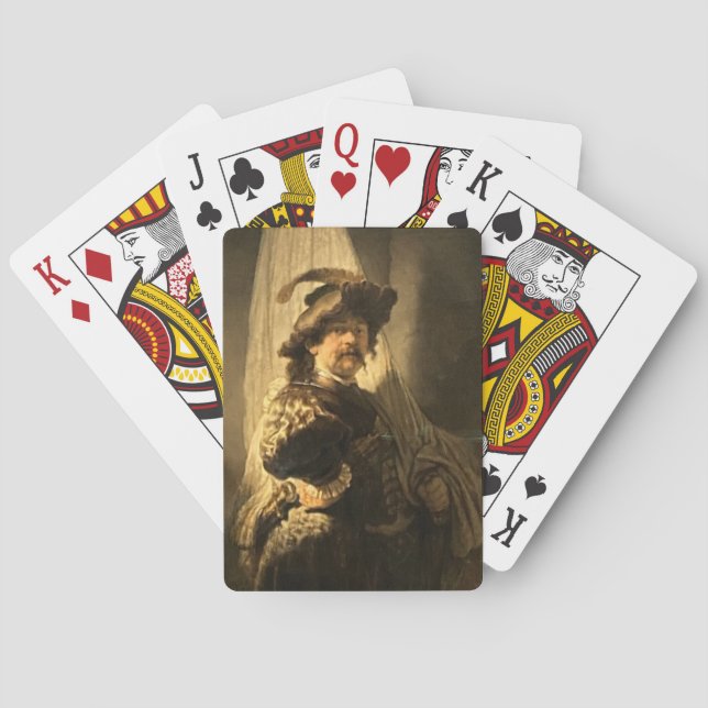 Cartes de jeu standard du porteur Rembrandt (dos)