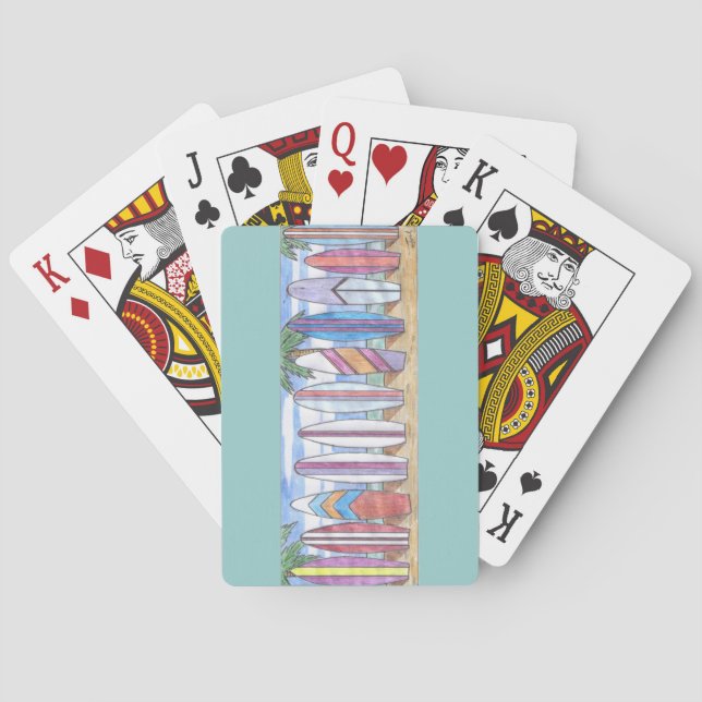 Cartes de jeu SURFBOARDS-1 (dos)