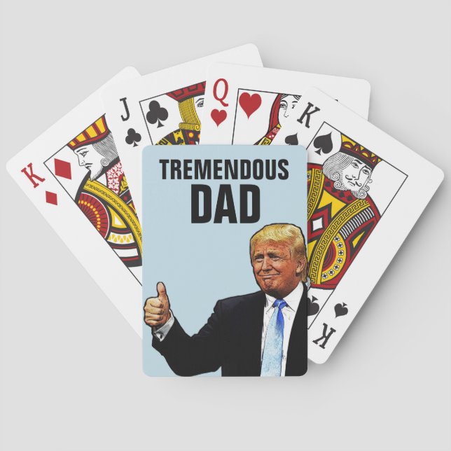 CARTES DE JEU TRUMP DE DAD TRUMP (dos)