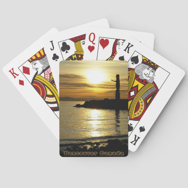 Cartes de jeu Vancouver Souvenirs (dos)