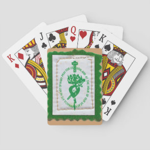 Cartes De Jeu Vertes Scapulaires