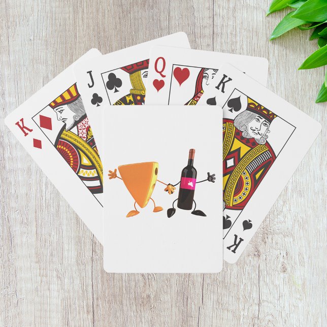 Cartes De Jeu Vin Et Fromage (Créateur téléchargé)