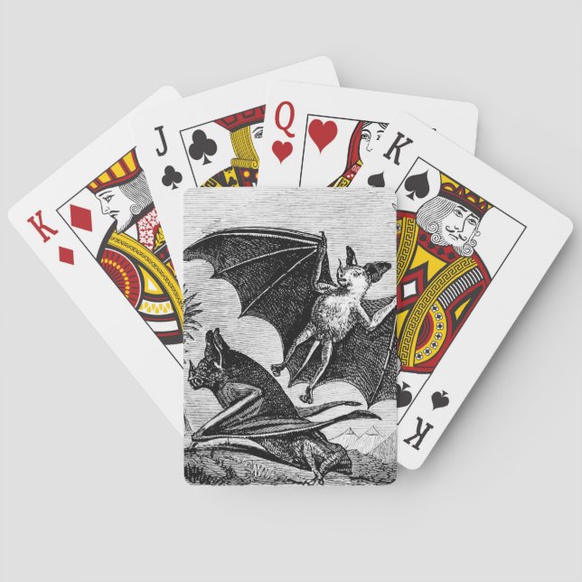 Cartes de jeu vintage BAT Art Bicycle® Poker (dos)