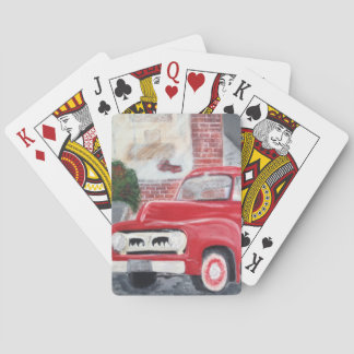 Cartes de jeu vintage Camion