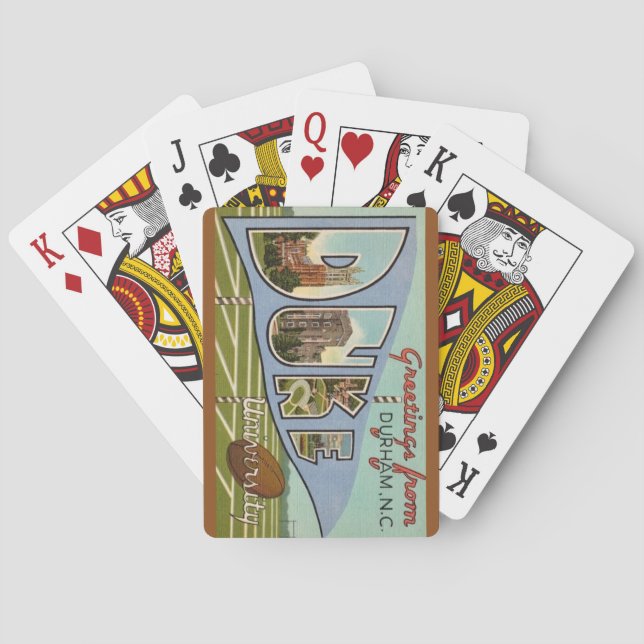 Cartes de jeu vintage Duke U (dos)