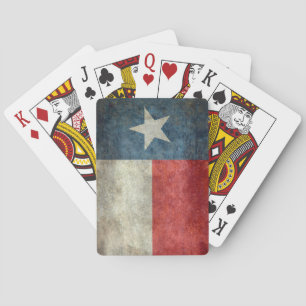 Cartes de jeu vintages de style de drapeau d'état