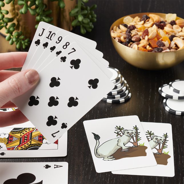 Cartes de jeu Weasel blanc (Créateur téléchargé)