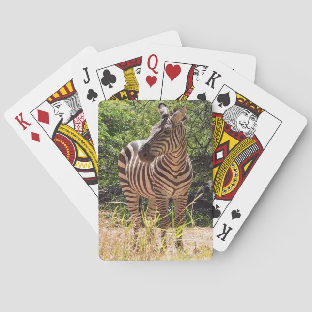 Cartes de jeu Zebra (dos)