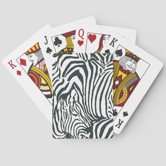 Cartes de jeu Zebra (dos)