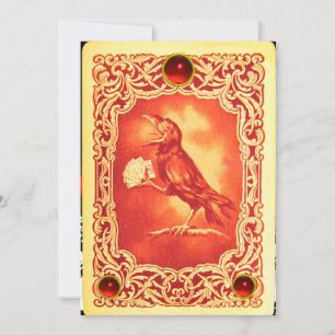 CARTES DE JEUX ROUGE CROW, SCEAU DE CIRE DE POKER