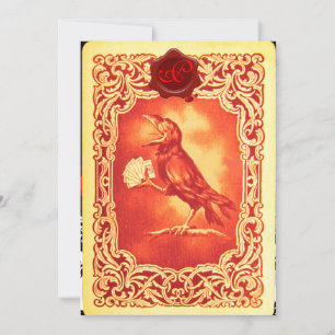CARTES DE JEUX ROUGE CROW, SCEAU DE CIRE DE POKER