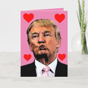 CARTES DE JOUR DE DONALD TRUMP VALENTINE