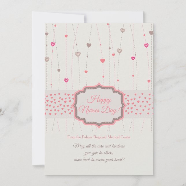 Cartes de jour des infirmières de Hearts Galore (Devant)