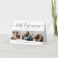Cartes de jour simples Customisées pour chiens de 
