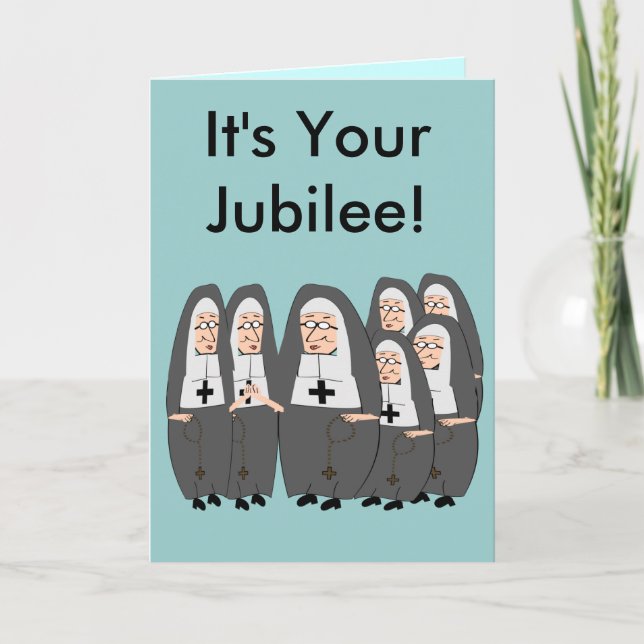 Cartes de jubilé Nun (Devant)