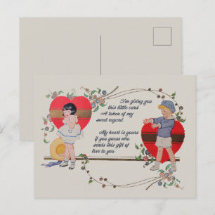 Cartes de la Saint-Valentin Antiques Victoriennes 