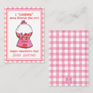 Cartes de la Saint-Valentin Boules de Gomme Rose à