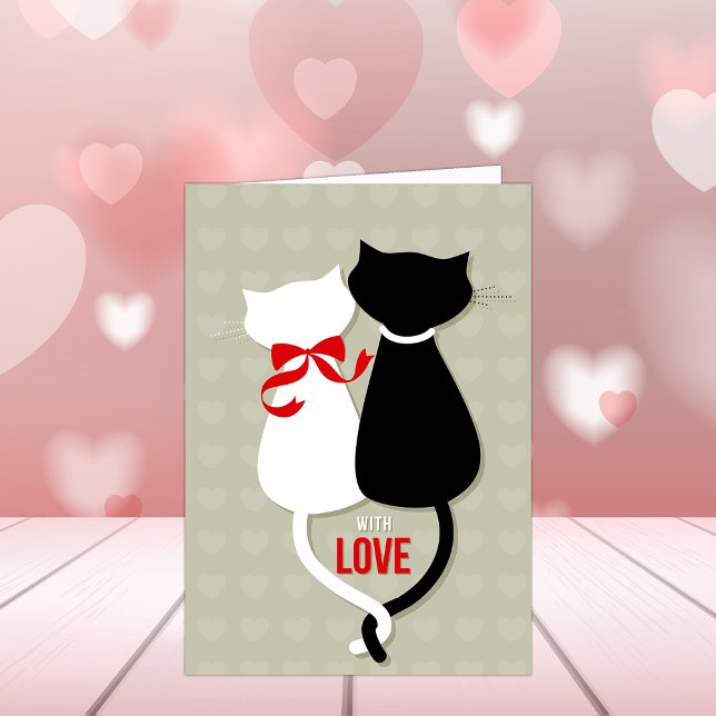 Cartes de la Saint-Valentin Chats d'Amour Romantiq (Créateur téléchargé)