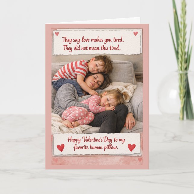 Cartes de la Saint-Valentin drôles pour les mamans (Devant)