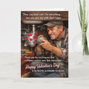 Cartes de la Saint-Valentin drôles pour les papas
