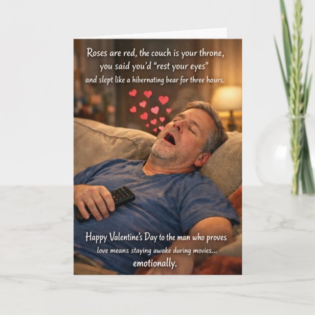 Cartes de la Saint-Valentin drôles pour papas (Devant)