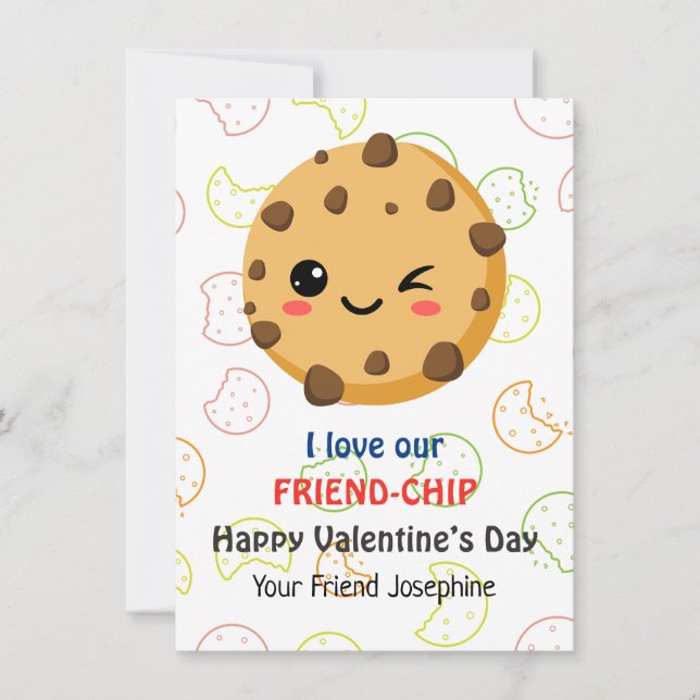 Cartes de la Saint-Valentin en classe (Devant)