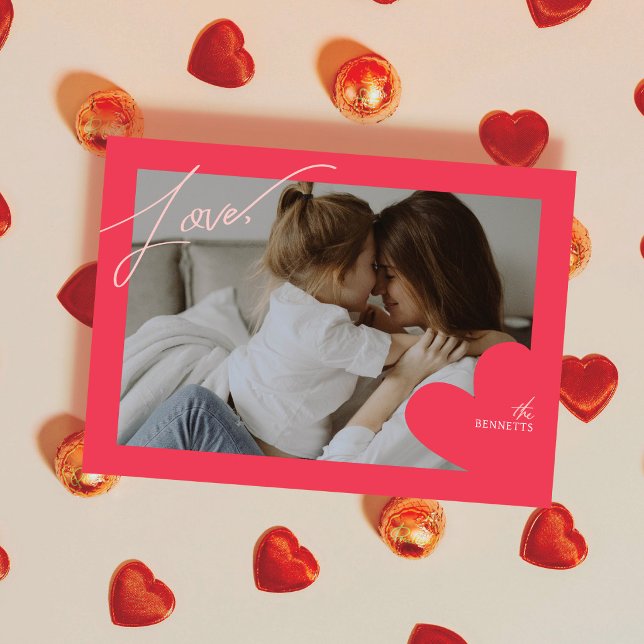 Cartes de la Saint-Valentin Love Frame Photo (Créateur téléchargé)