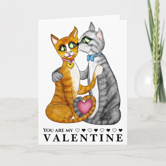 Cartes de la Saint-Valentin mignonnes (Devant)