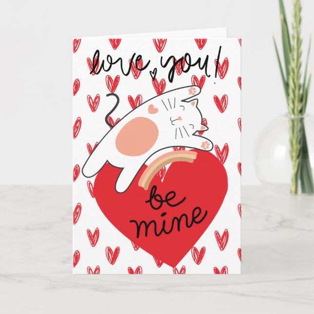 Cartes de la Saint-Valentin sois mien (Devant)
