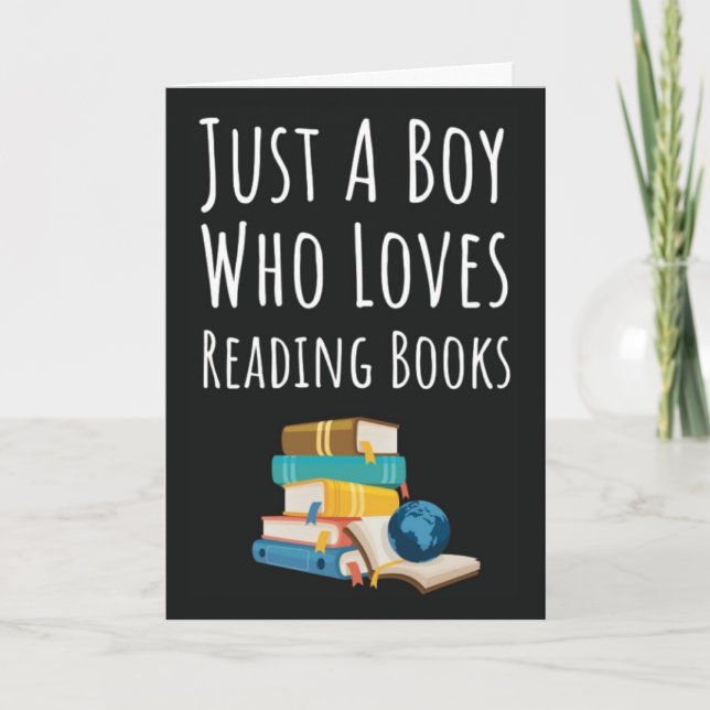 Cartes de lecture de livre mignonnes pour bébé gar (Devant)