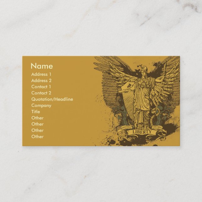 Cartes de Libertas d'électeur de liberté (Devant)