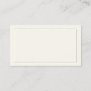 Cartes de lieu officielles blanches