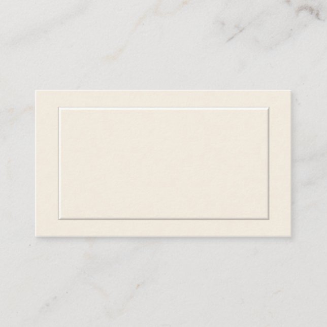 Cartes de lieu officielles blanches (Devant)