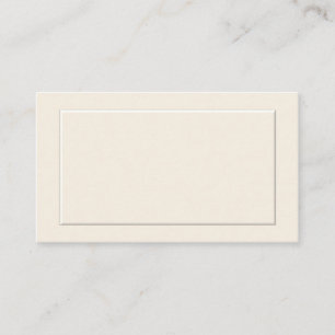 Cartes de lieu officielles blanches