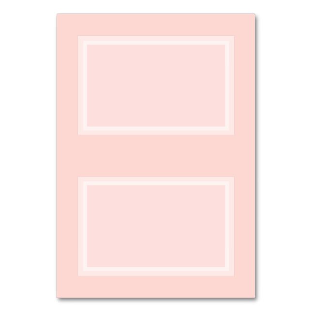 Cartes de lieu personnalisables pour bébé rose (Par défaut)