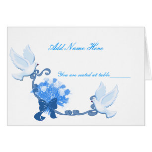 Cartes de lieu personnalisées Dove