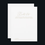 Cartes de liste des compartiments Mariages Gold Cl<br><div class="desc">Ces cartes de godets mariages chic et or sont l'activité idéale pour une réception de mariage rustique ou une douche nuptiale. Le design sobre et élégant présente une typographie de script classique et sophistiquée en or. Modifier le libellé pour convenir à tout événement de vie. Le panneau de liste de...</div>
