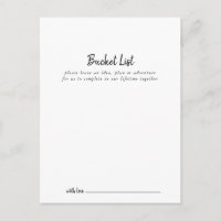 Cartes de liste des compartiments Mariages moderne