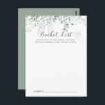 Cartes de liste minimaliste des Mariages de l'Euca<br><div class="desc">Ces cartes minimalistes de mariage eucalyptus sont l'activité idéale pour une réception de mariage rustique ou une douche nuptiale. Le design comprend des feuilles d'eucalyptus verts et élégants à l'aquarelle. Modifier le libellé pour convenir à tout événement de vie. Le panneau de liste de regroupement est vendu séparément.</div>