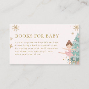 Cartes de livres Casse-Noisette Rose Pastel pour b