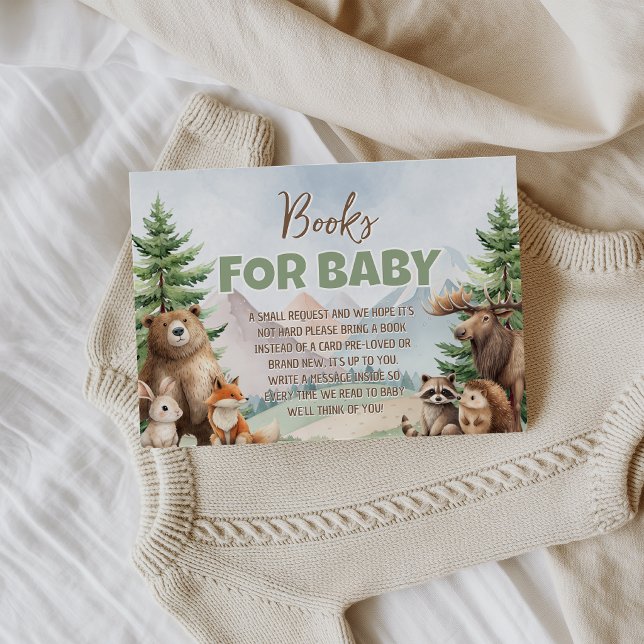 Cartes de livres d'aventure en forêt pour bébé (Créateur téléchargé)